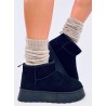 UGG stiliaus trumpi žieminiai batai RODMANS BLACK-KB JD-2