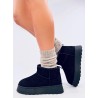 UGG stiliaus trumpi žieminiai batai RODMANS BLACK-KB JD-2