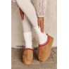 Moteriški UGG stiliaus batai ant platformos-20219-4B CAMEL