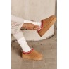 Moteriški UGG stiliaus batai ant platformos-20219-4B CAMEL