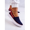 Tamsiai mėlyni bateliai-JJ276009 NAVY/RED