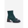 Elegantiški prabangaus dizaino moteriški aulinukai-MR880-127 GREEN