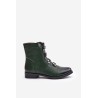 Insulated Women's Zip Boots Green Evalith-ASA62-30 ZIELONY