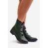 Insulated Women's Zip Boots Green Evalith-ASA62-30 ZIELONY