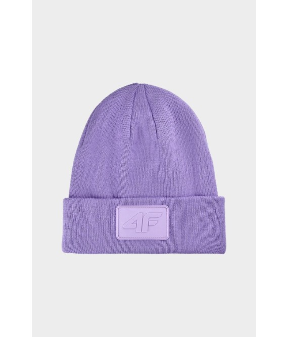 Žieminė kepurė unisex violetinė 4F 4FWAW24ACAPU433-52S-CAPU433-52S