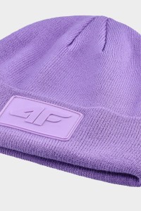 Žieminė kepurė unisex violetinė 4F 4FWAW24ACAPU433-52S-CAPU433-52S