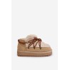 Madingi sniego batai ant platformos su kailiu D.Franklin-DFSH370011 BEIGE