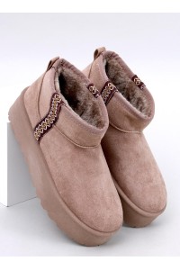 UGG stiliaus žieminiai batai ant platformos WEYAN KHAKI-KB Y-50