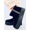 UGG stiliaus žieminiai batai ant platformos WEYAN BLACK-KB Y-50