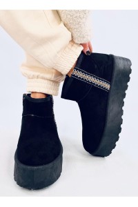 UGG stiliaus žieminiai batai ant platformos WEYAN BLACK-KB Y-50