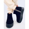 UGG stiliaus žieminiai batai ant platformos WEYAN BLACK-KB Y-50