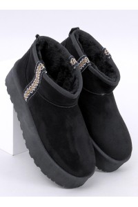 UGG stiliaus žieminiai batai ant platformos WEYAN BLACK-KB Y-50