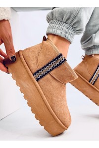 UGG stiliaus žieminiai batai ant platformos WEYAN CAMEL-KB Y-50