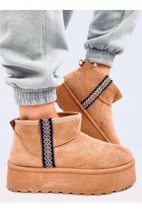 UGG stiliaus žieminiai batai ant platformos WEYAN CAMEL-KB Y-50