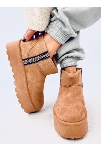 UGG stiliaus žieminiai batai ant platformos WEYAN CAMEL-KB Y-50