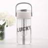 Butelis, vandens butelis su krepšeliu ir šiaudeliu 800 ML Lucky BD36-BD36