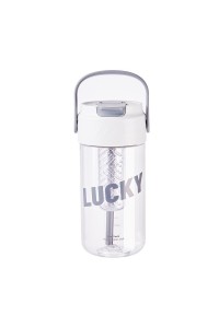 Butelis, vandens butelis su krepšeliu ir šiaudeliu 800 ML Lucky BD36-BD36