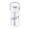 Butelis, vandens butelis su krepšeliu ir šiaudeliu 800 ML Lucky BD36-BD36