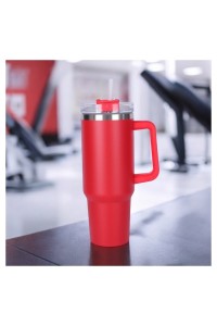 DIDELIOS TALPOS TERMINIS PUODULIS SU RANKENE ir šiaudeliais THERMOS 10L PILKAS TAURAS15-CUP15