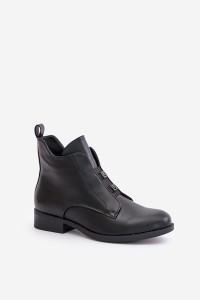 Elegantiški juodi klasikiniai aulinukai-HY42-716 BLACK