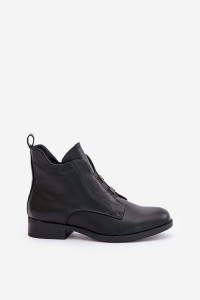 Elegantiški juodi klasikiniai aulinukai-HY42-716 BLACK