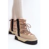 Women's Snow Boots On Thick Sole Vegan DFranklin DFSH371006 Beige-DFSH371006 BEIGE