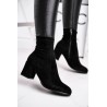 Women's Boots On Heel Black Merducio-20BT35-3070 BLK