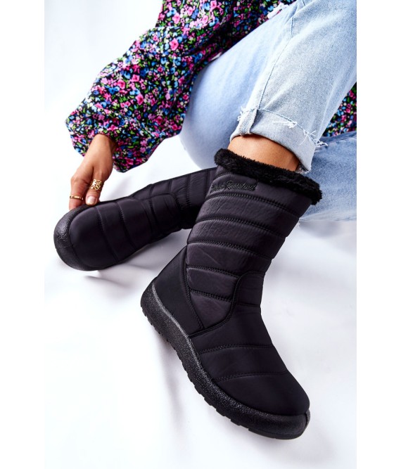 High Women's Warm-up Snowboots Black Luxina-20SN26-3044 BLK