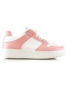 Stilingi baltos ir rožinės spalvos batai-NEY-14W/P