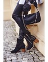 Stilingi juodos spalvos batai Black Anabelle-A5710 BLK