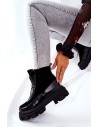Madingi juodi aukštos kokybės Laura Messi batai-2371 600-500 BLK