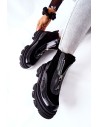 Madingi juodi aukštos kokybės Laura Messi batai-2371 600-500 BLK