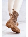 Aukštos kokybės natūralios verstos odos batai Nicole Light Brown-2711/060 L.BROWN