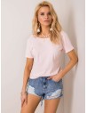 Šviesiai rožinė marškinėliai Basic Feel Good-RV-TS-5671.05P