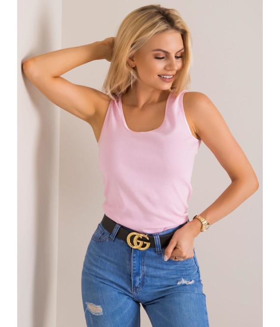 Šviesiai rožinė marškinėliai moterims-BR-TP-2024.98