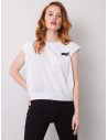 Balti marškinėliai moterims-HB-TS-3039.44P