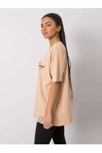Smėlio spalvos marškinėliai Rue Paris-328-TS-2900.76