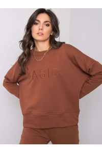 Tamsiai rudas džemperis Basic Feel Good-RV-BL-6080.19