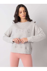 Šviesiai pilkas džemperis Basic Feel Good-RV-BL-6080.19
