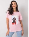 Rožiniai marškinėliai moterims-PM-TS-SS21TX64.32
