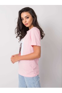 Rožiniai marškinėliai moterims-PM-TS-SS21TX64.32