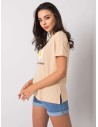 Smėlio spalvos marškinėliai moterims-PM-TS-SS21CA66.05