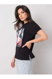 Juodi marškinėliai moterims-PM-TS-SS21TX04.31