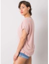 Šviesiai rožinė marškinėliai Rue Paris-37-TS-10032021.41