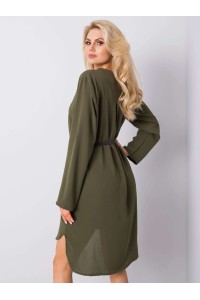 Khaki suknelė Italy Moda-DHJ-SK-5766.18X